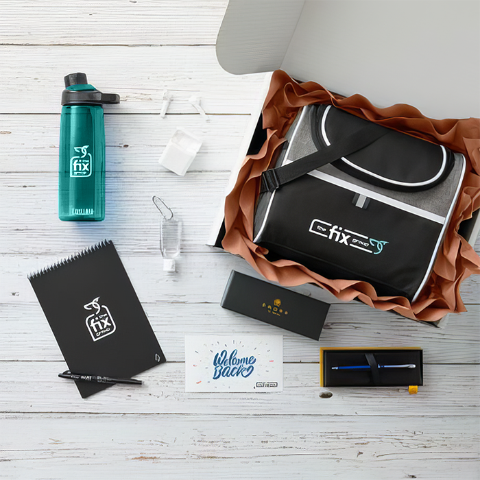 Beautiful photo of Fix Group Swag Kit other fun things!
